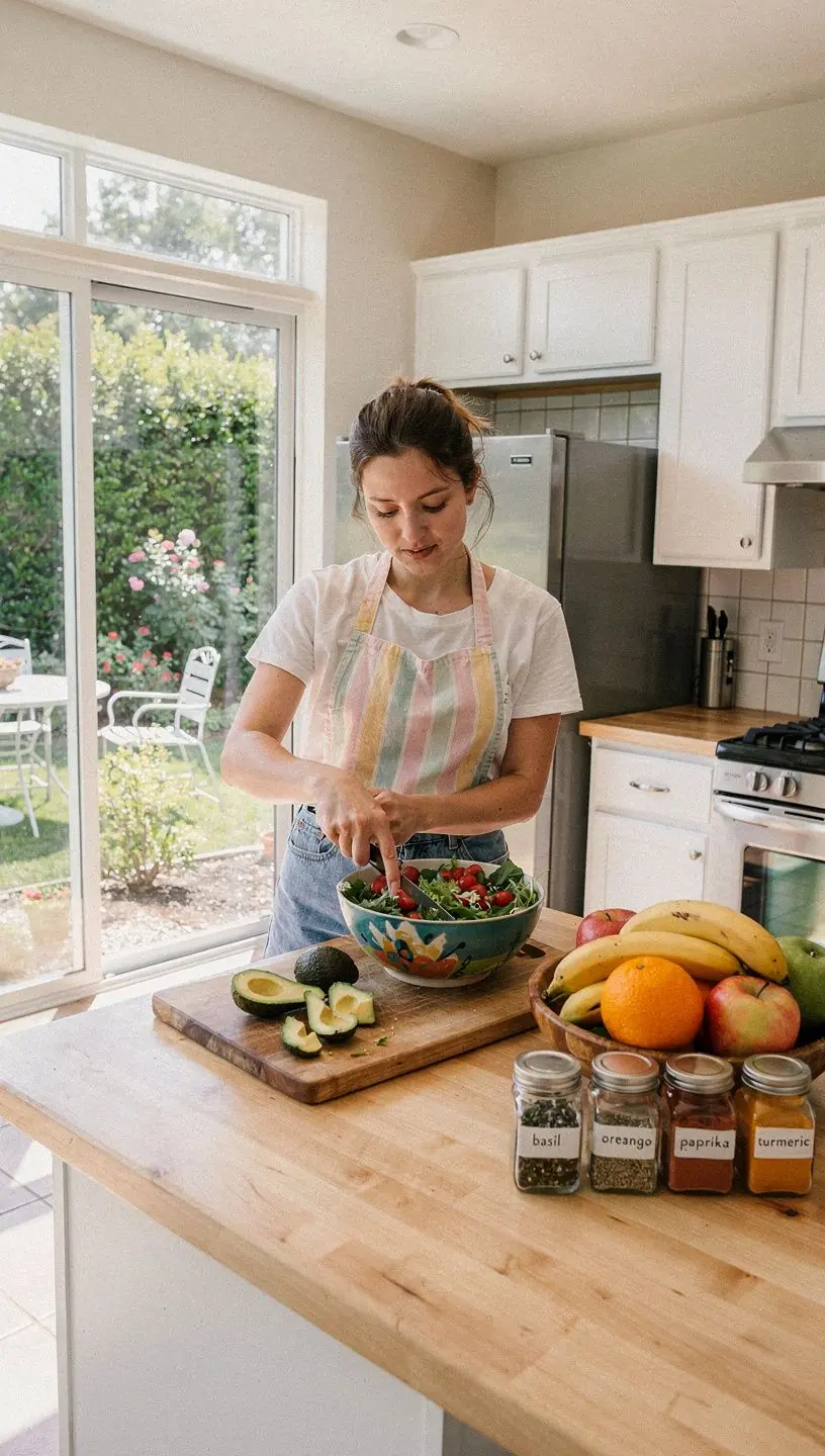 Person journaling during a weekly reflection session.